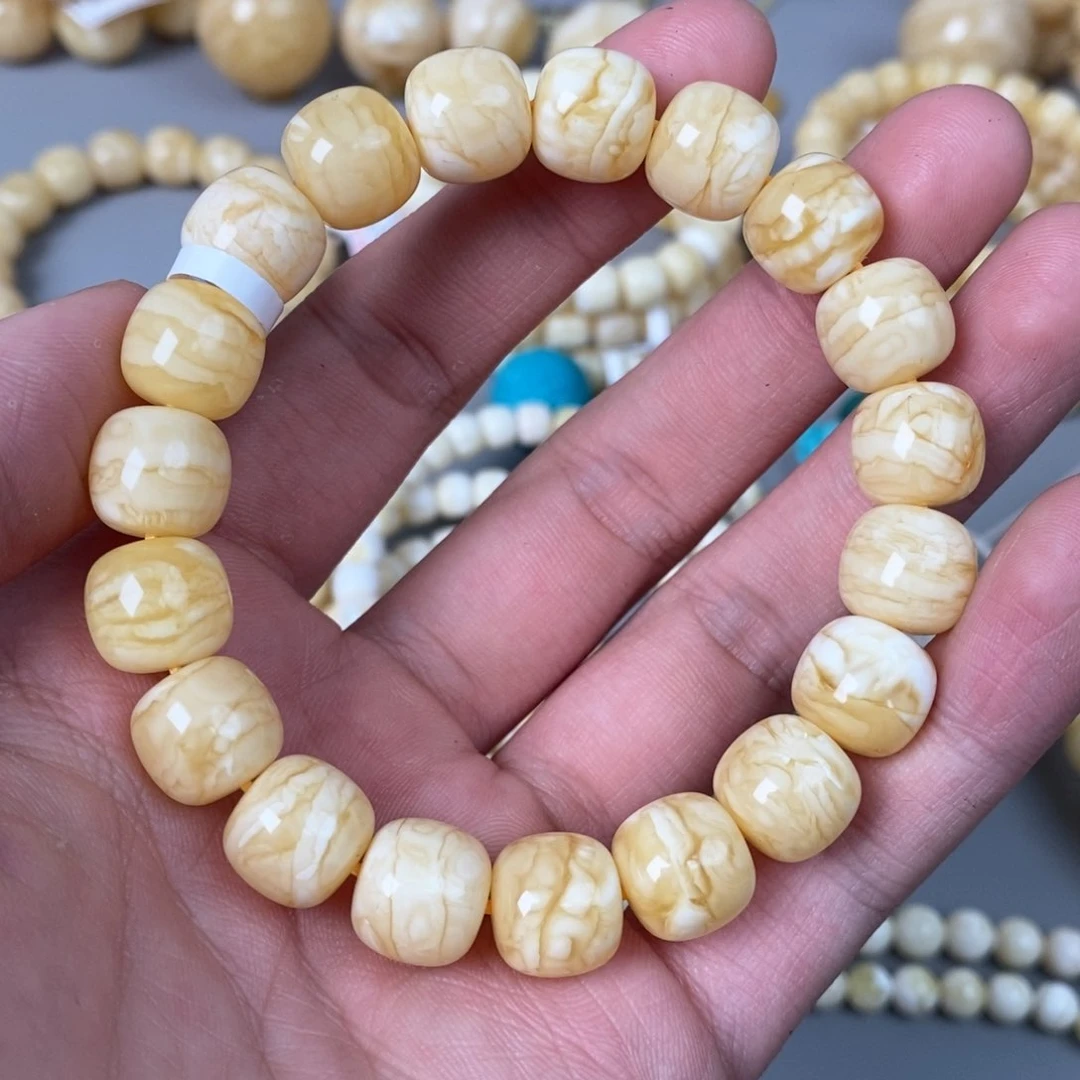 琥珀珠宝奇石未镶嵌12mm 同料