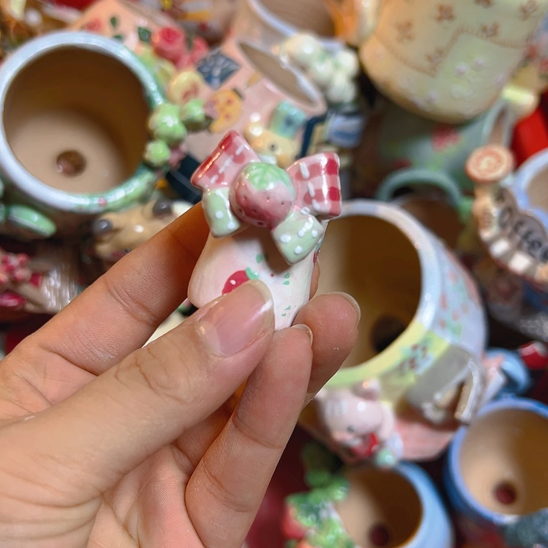 清仓老梧家的手工多肉花盆