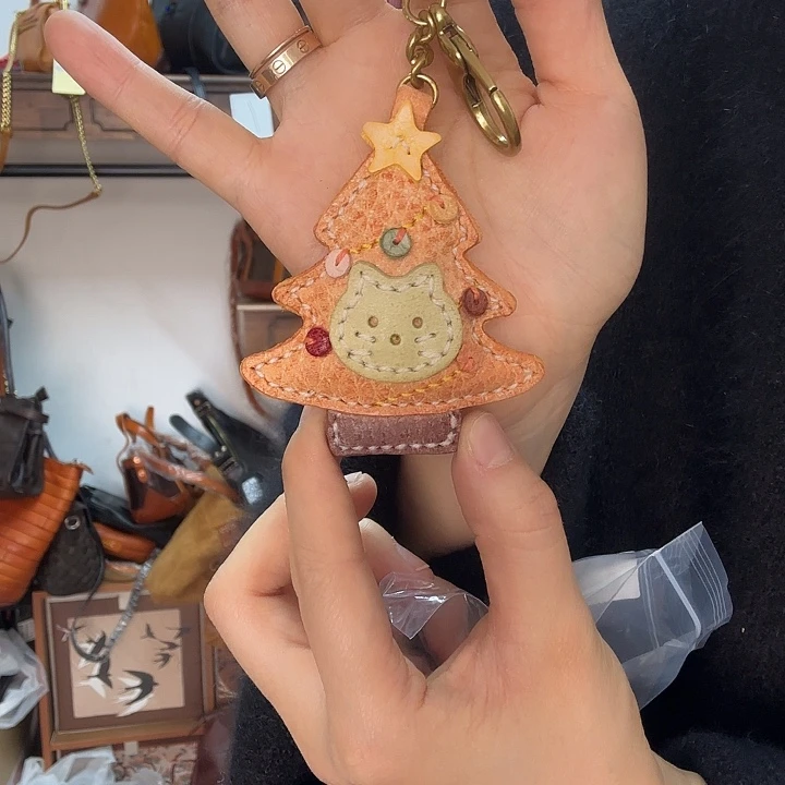 头层牛皮牛皮圣诞树