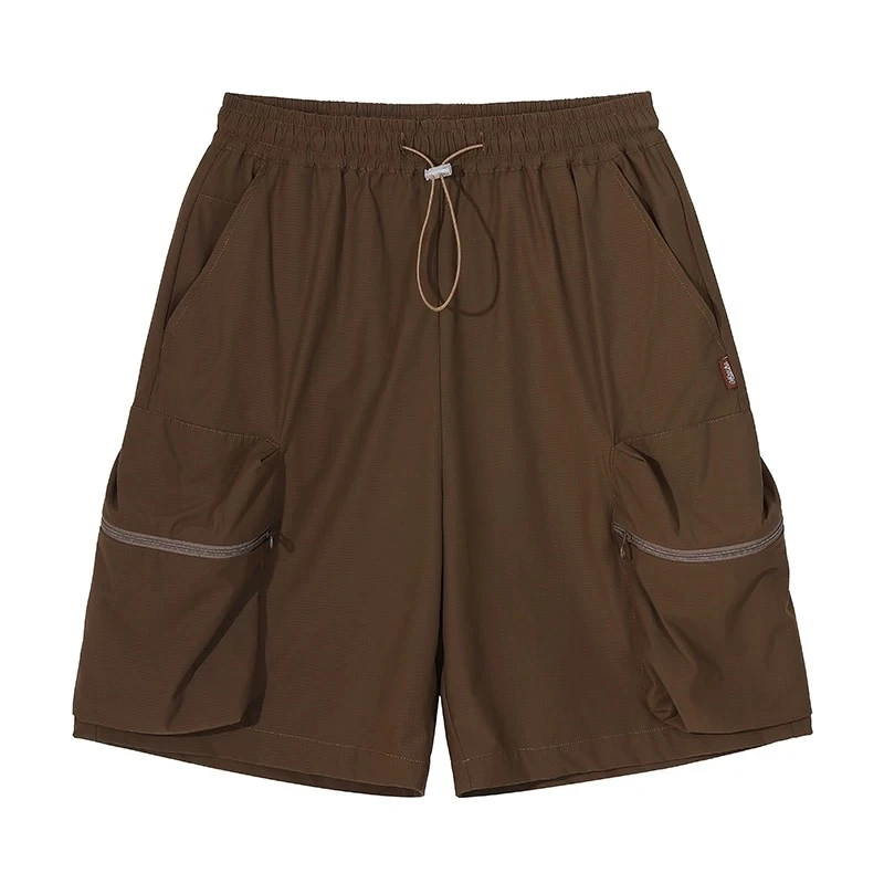 立体大口袋户外速干工装休闲短裤男女潮五分裤-71717