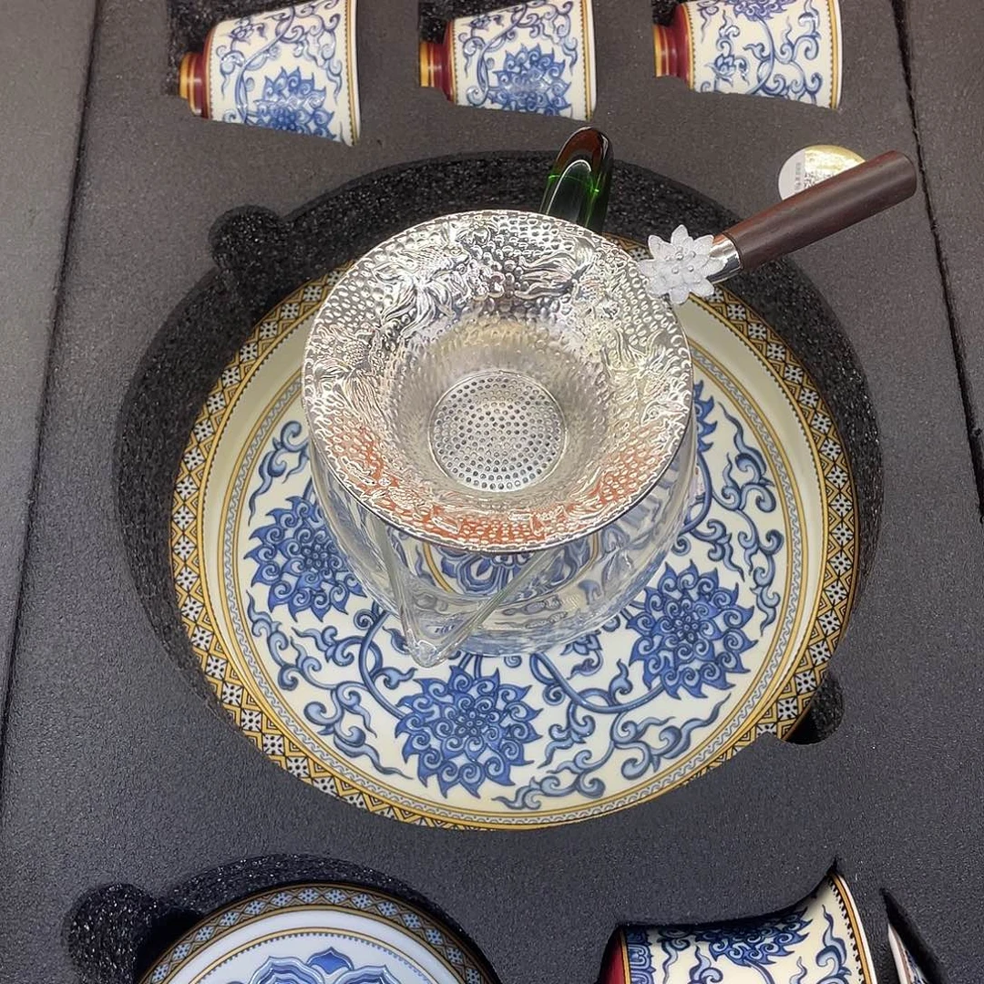 陶景德陶瓷盖碗茶具