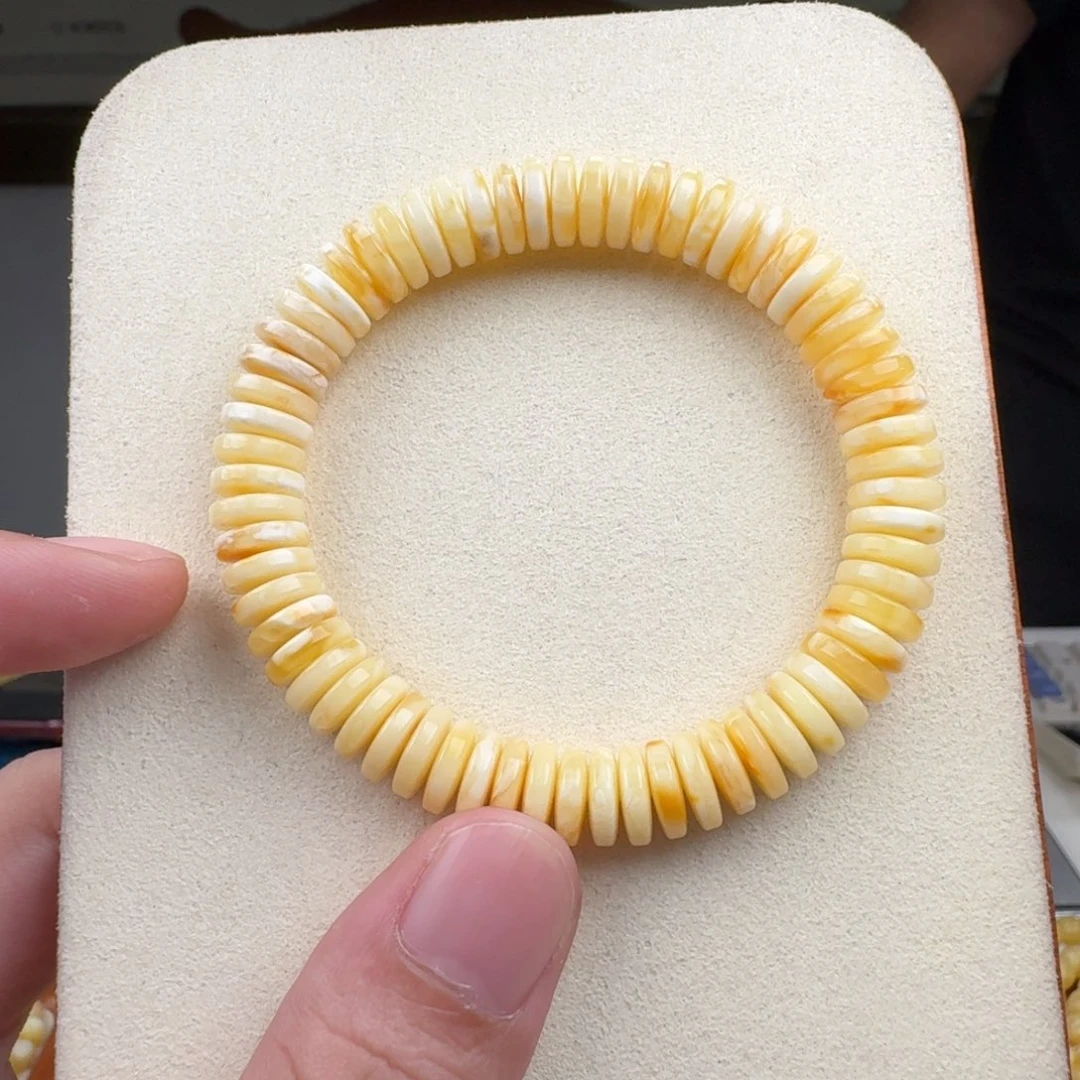 琥珀未镶嵌手链蜜蜡手串