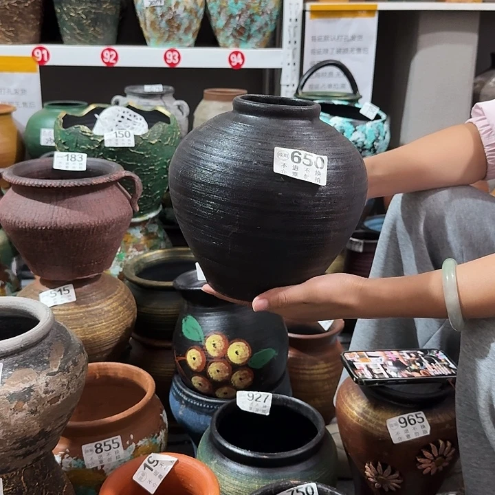 黑色坛子650高度20口径8
