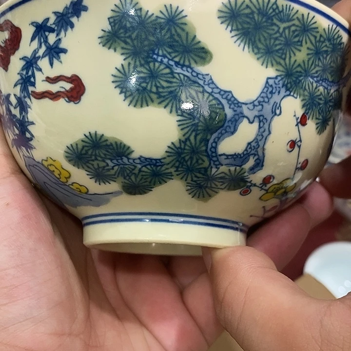 摆件景德镇陶瓷主人杯13455