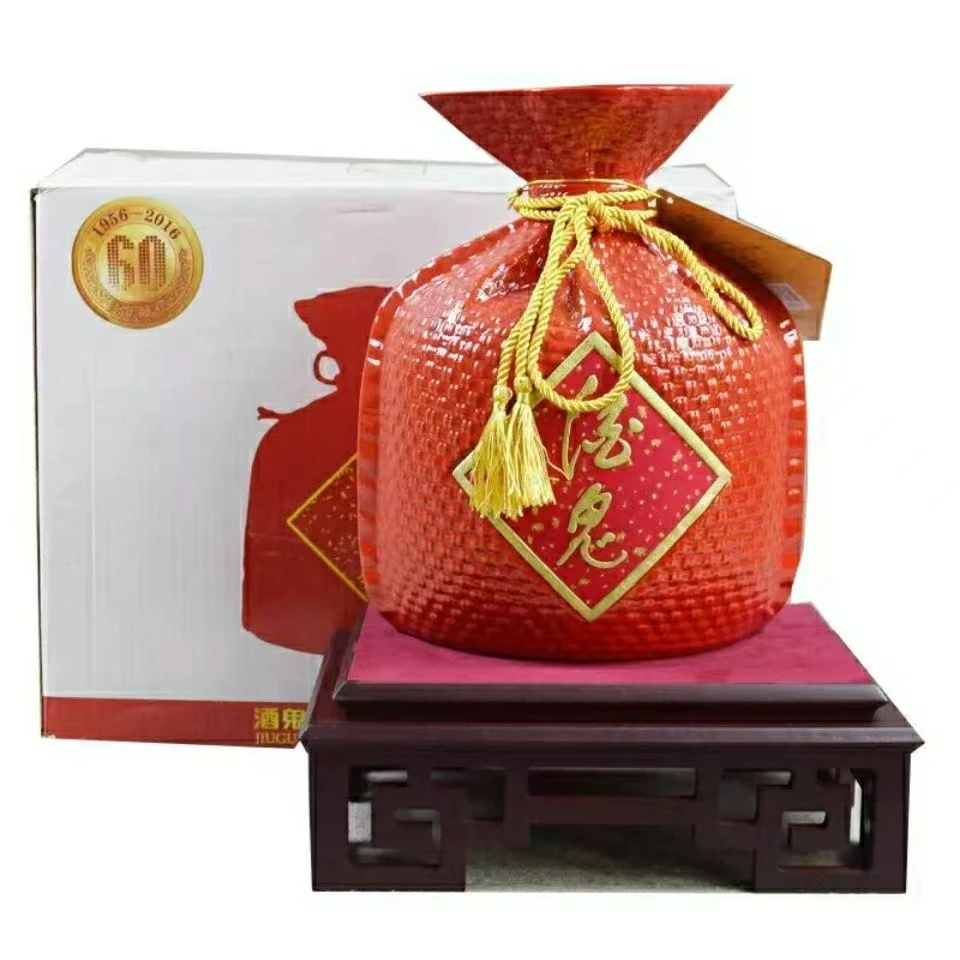 酒鬼 红坛3L大坛馥郁香型白酒 收藏送礼 52度3L*1坛