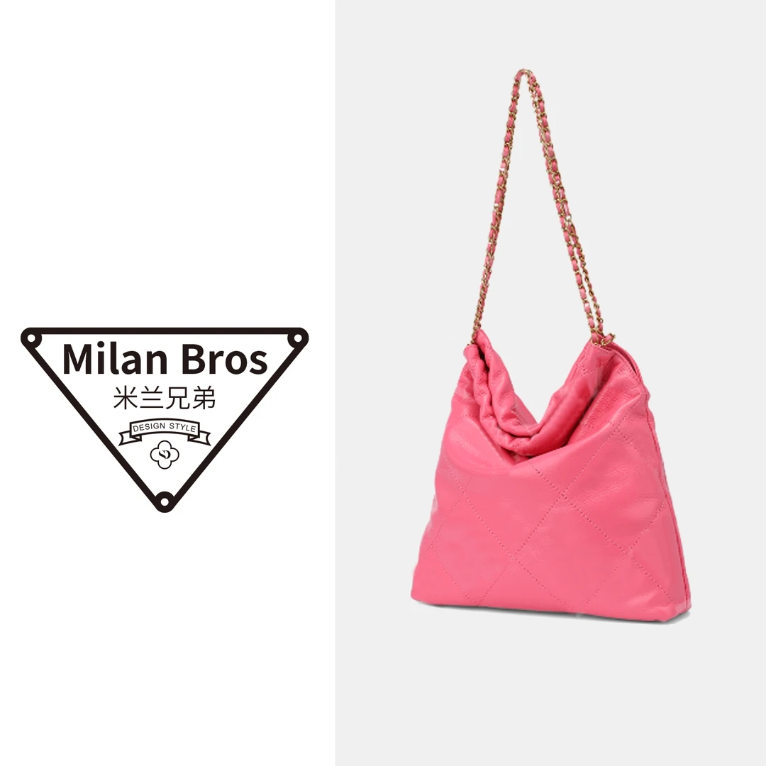 【米兰兄弟】时尚女士头层牛皮单肩包