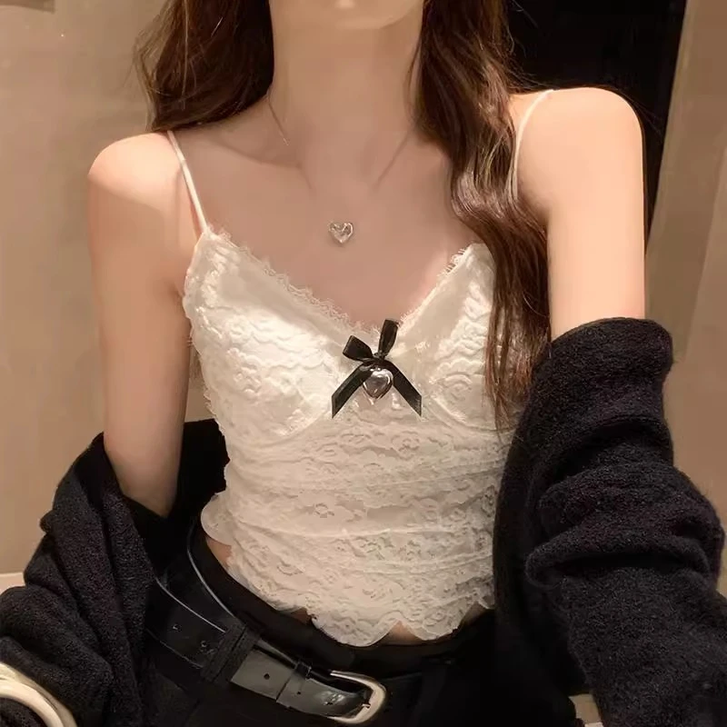 【孤品默认微瑕NO退NO换备注编码】新款纯欲吊带设计感褶皱背心女夏