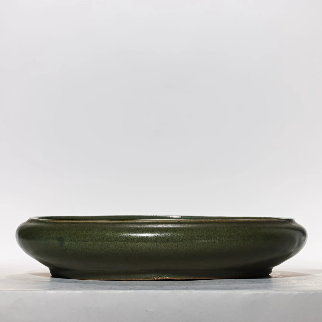 【预展专用】3799清晚期·茶叶末釉大洗【古董拍卖】