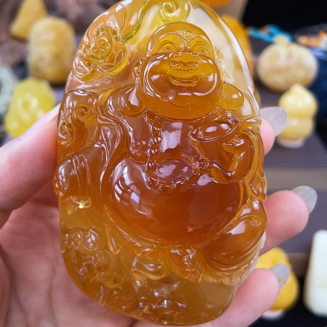琥珀未镶嵌珠宝奇石