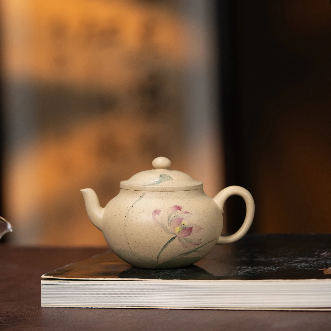 【利贞l素心】原矿本山绿泥 约230cc 手工制作 紫砂壶茶具QH