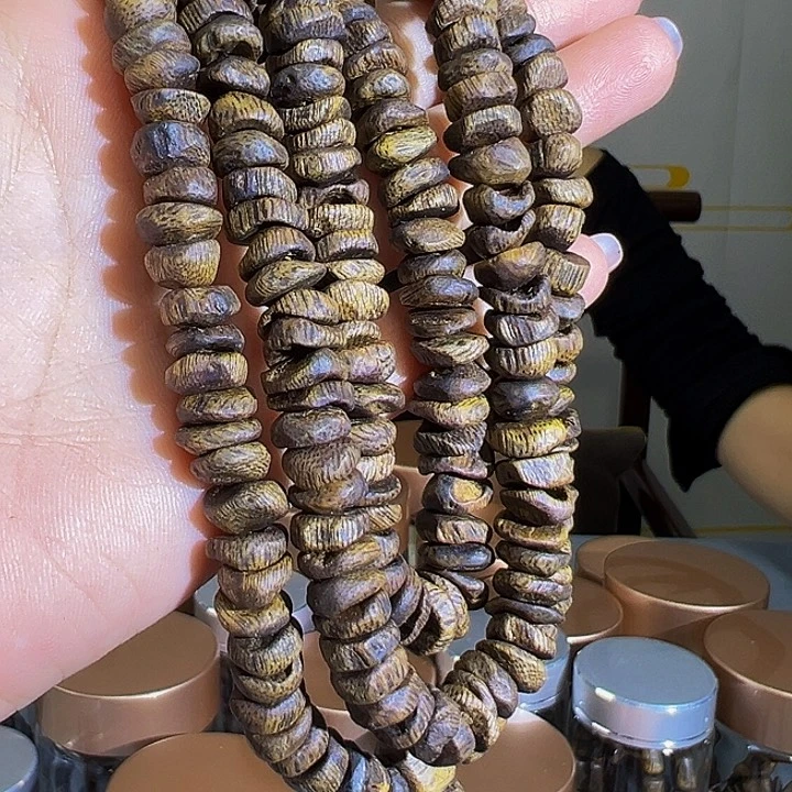 沉香手串沉水老料包壳多圈0838