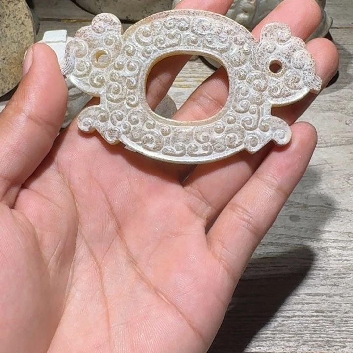 老***张和田玉（糖玉）未镶嵌挂件