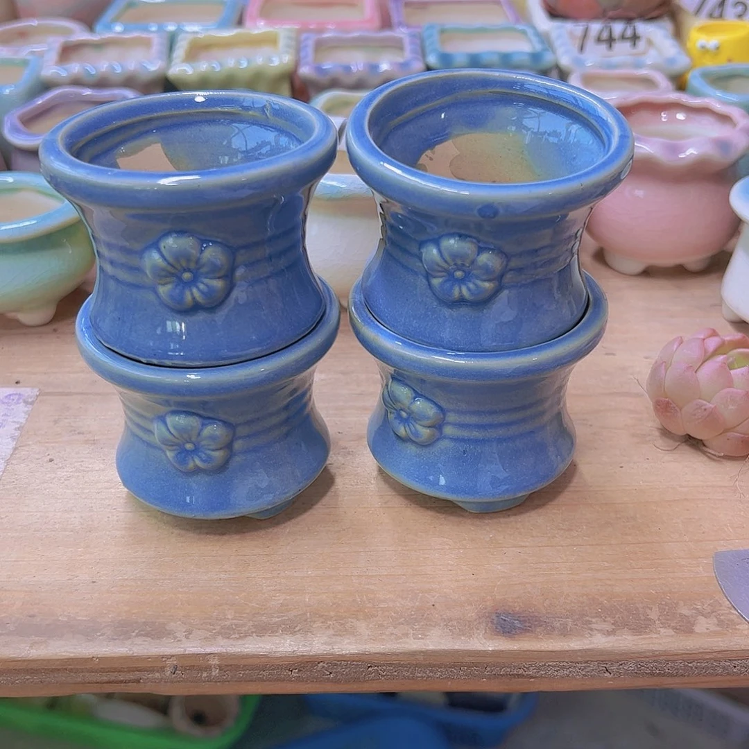 陶瓷花盆当场满12包邮