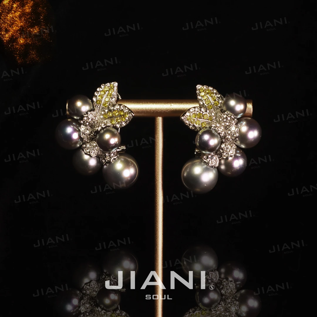 合金耳饰 JIANI【古典油画“葡萄里的故事”赏析】耳饰