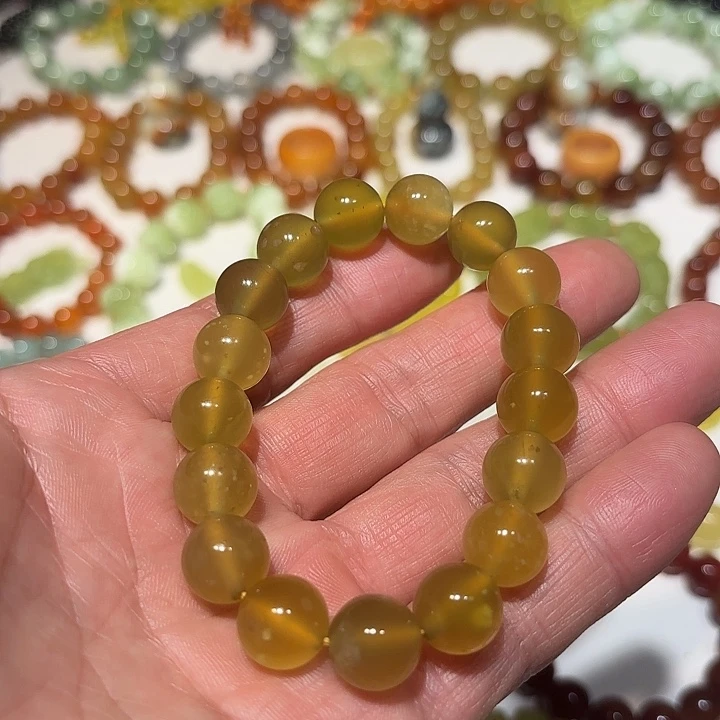 蛇纹石玉未镶嵌手串