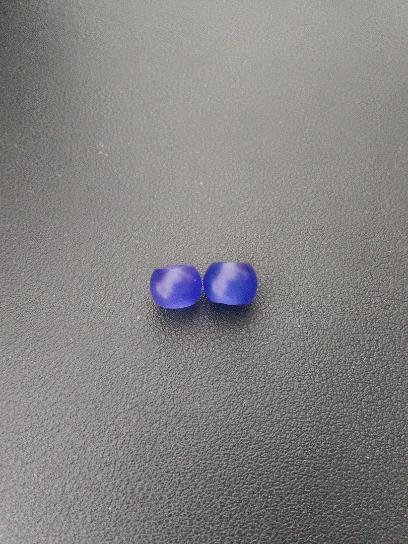 巴西玛瑙蓝色小桶珠