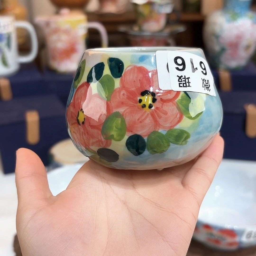 景德镇手绘高温釉下彩陶瓷茶具