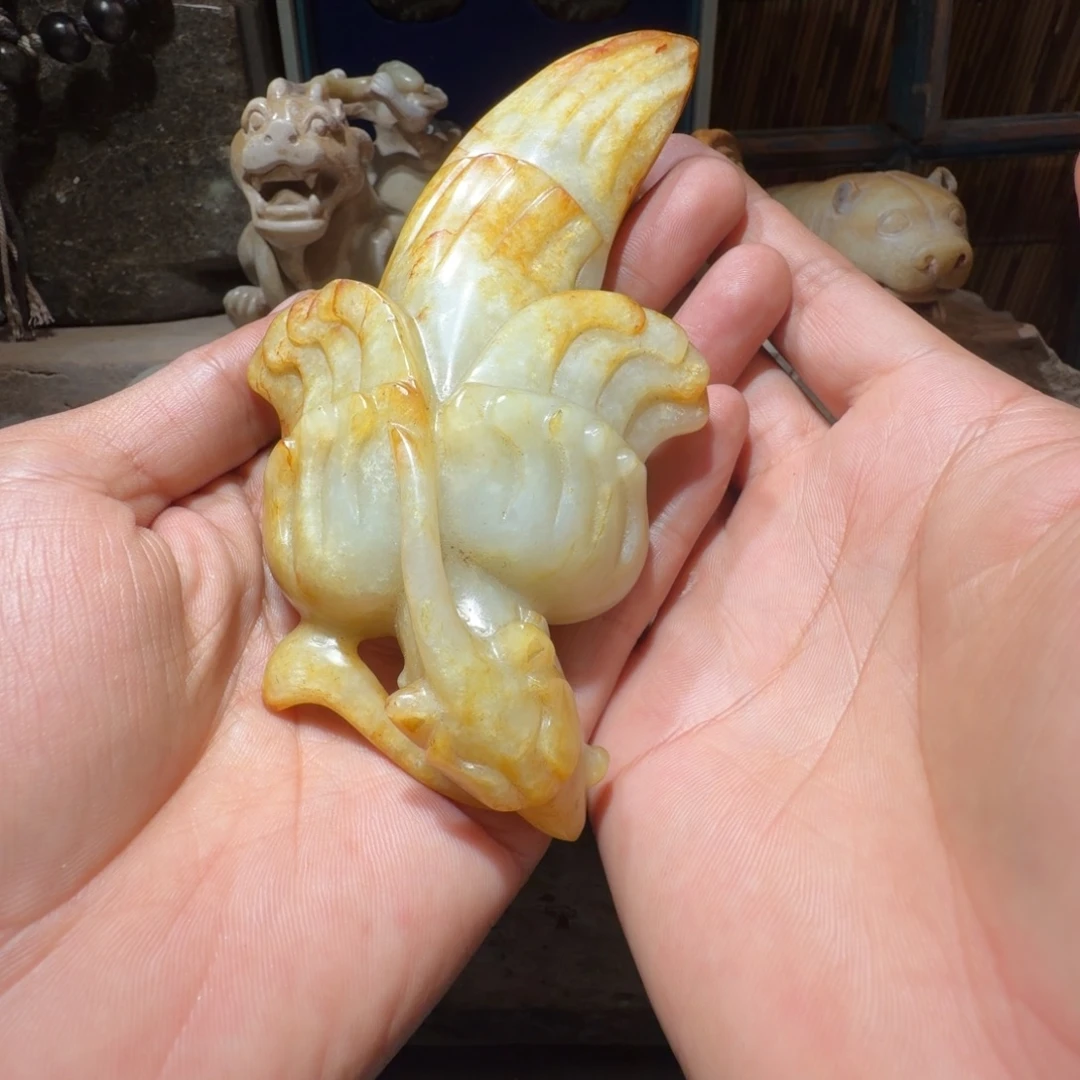 国***强和田玉（糖玉）未镶嵌颈饰