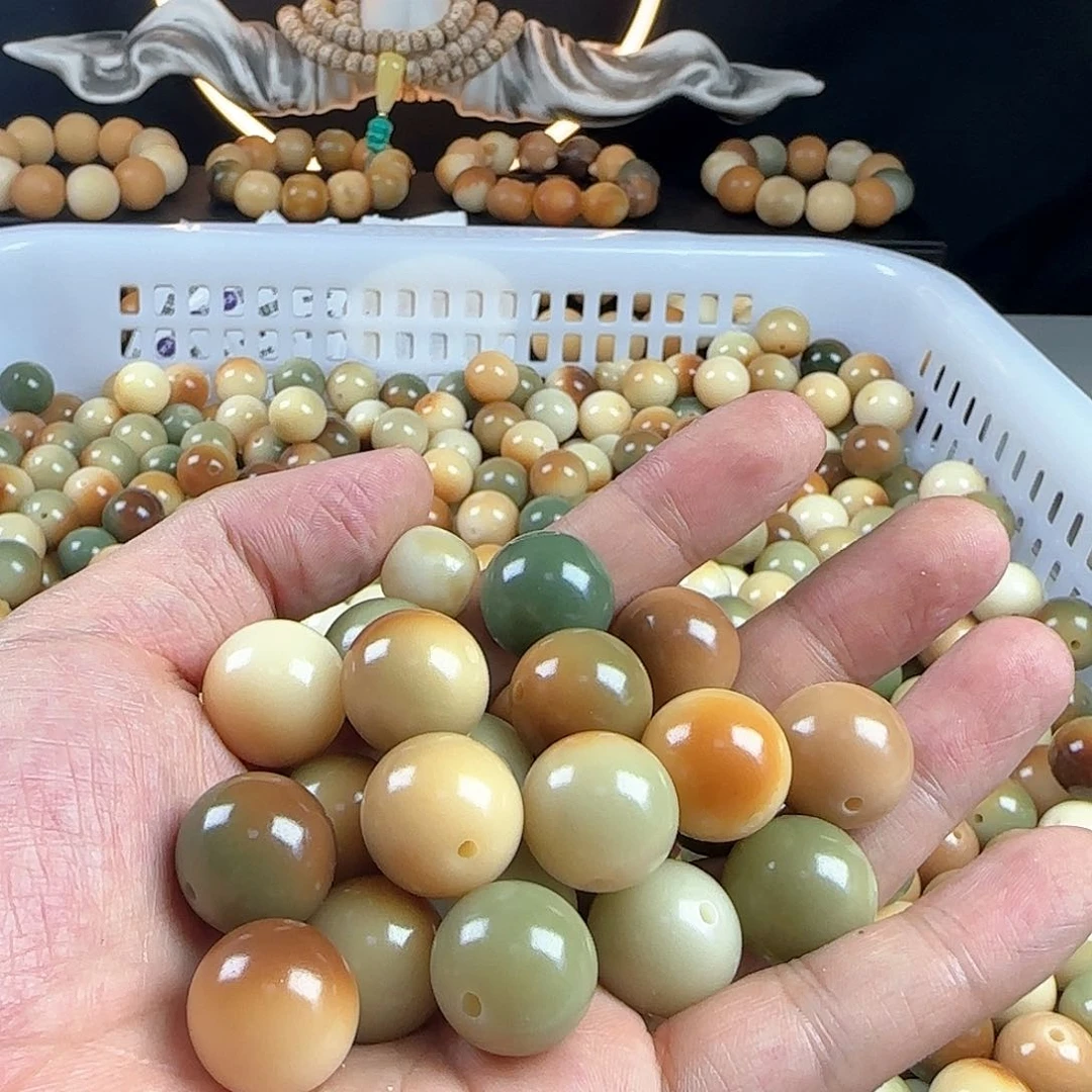 菩提根/象牙果手串卡18圆13颗（2单宠2颗）