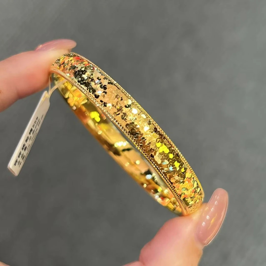 【新美源】足金999 万足工艺 碎碎缤纷镯