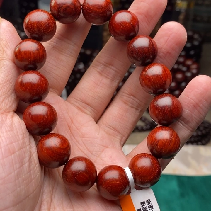 手串/手链檀香紫檀（小叶紫檀）1.5原汁原味鸡血红二标料