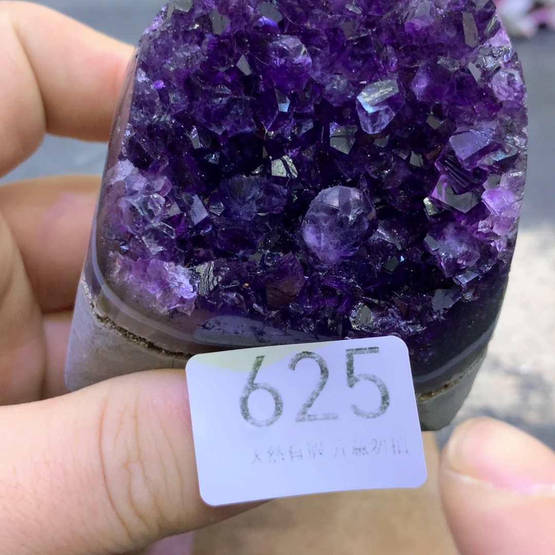 水晶摆件未镶嵌紫晶625