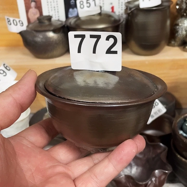 茶杯紫泥柴烧纯手工772