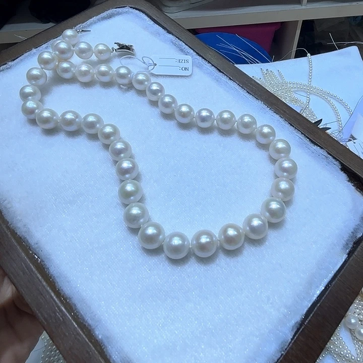 淡水珍珠银S925镶嵌颈饰