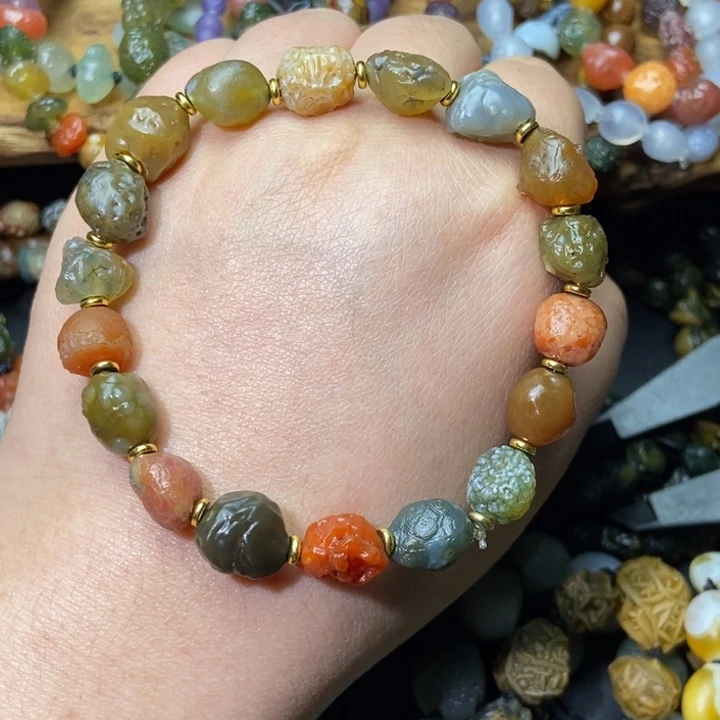 玛瑙/玉髓合金手链