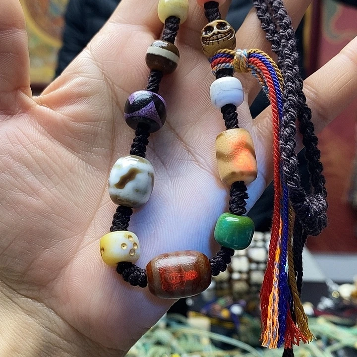 玛瑙/玉髓合金颈饰