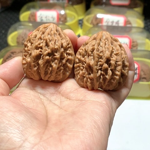 吊坠文玩核桃京八对