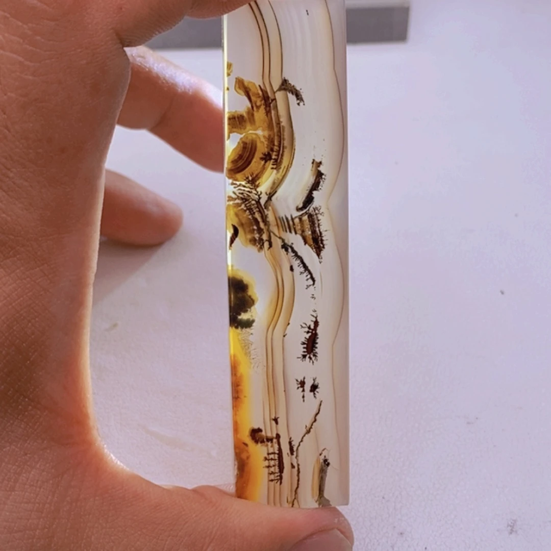 马***狗玛瑙/玉髓吊坠(不含链)未镶嵌