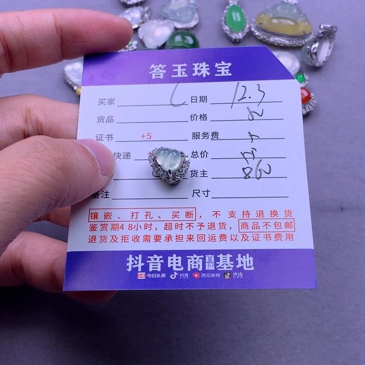 未镶嵌挂件翡翠L****2