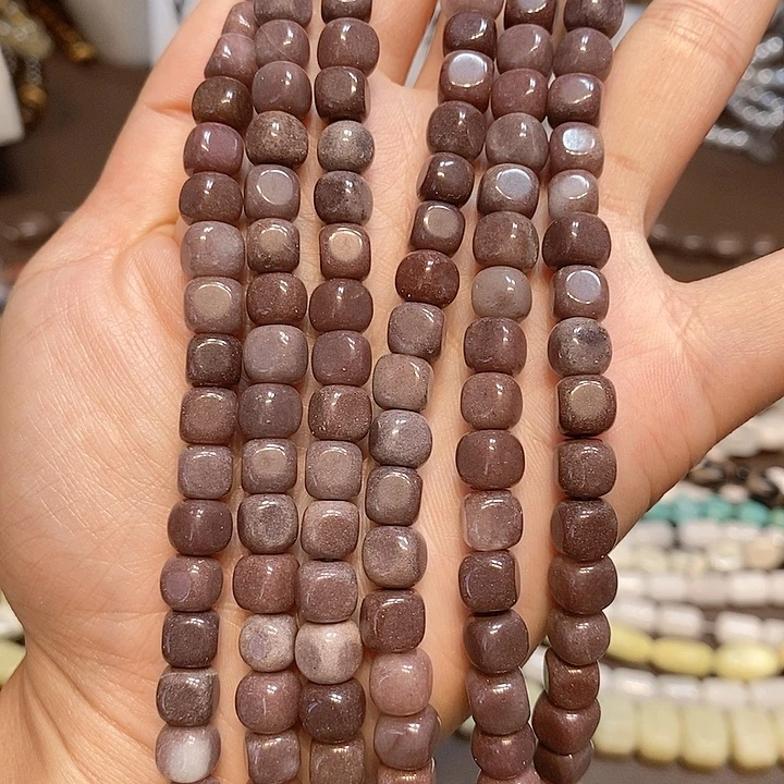 玛瑙/玉髓散珠天然石6mm一条