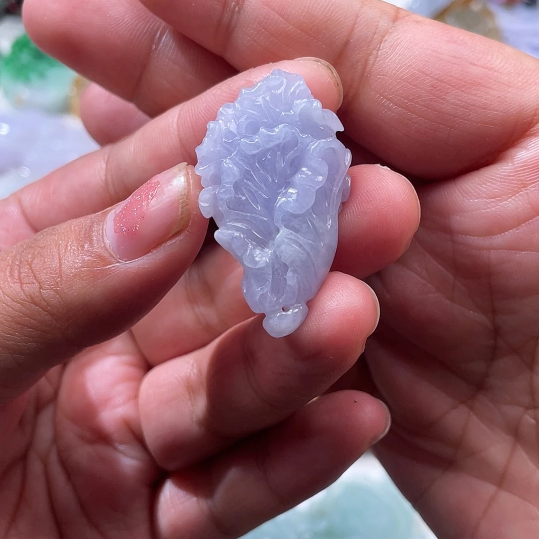 翡翠未镶嵌颈饰翡玉缘翡翠