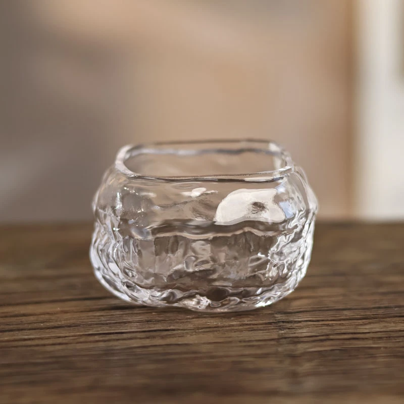 透明石头茶杯高4.8口径5.2（Q3963）