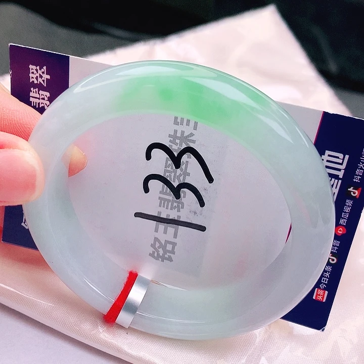 翡翠未镶嵌手镯缅甸天然a货翡翠手镯