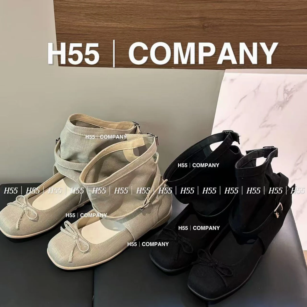 H55-韩女密码之芭蕾核鞋靴夏季透气内增5cm21-2601-RD