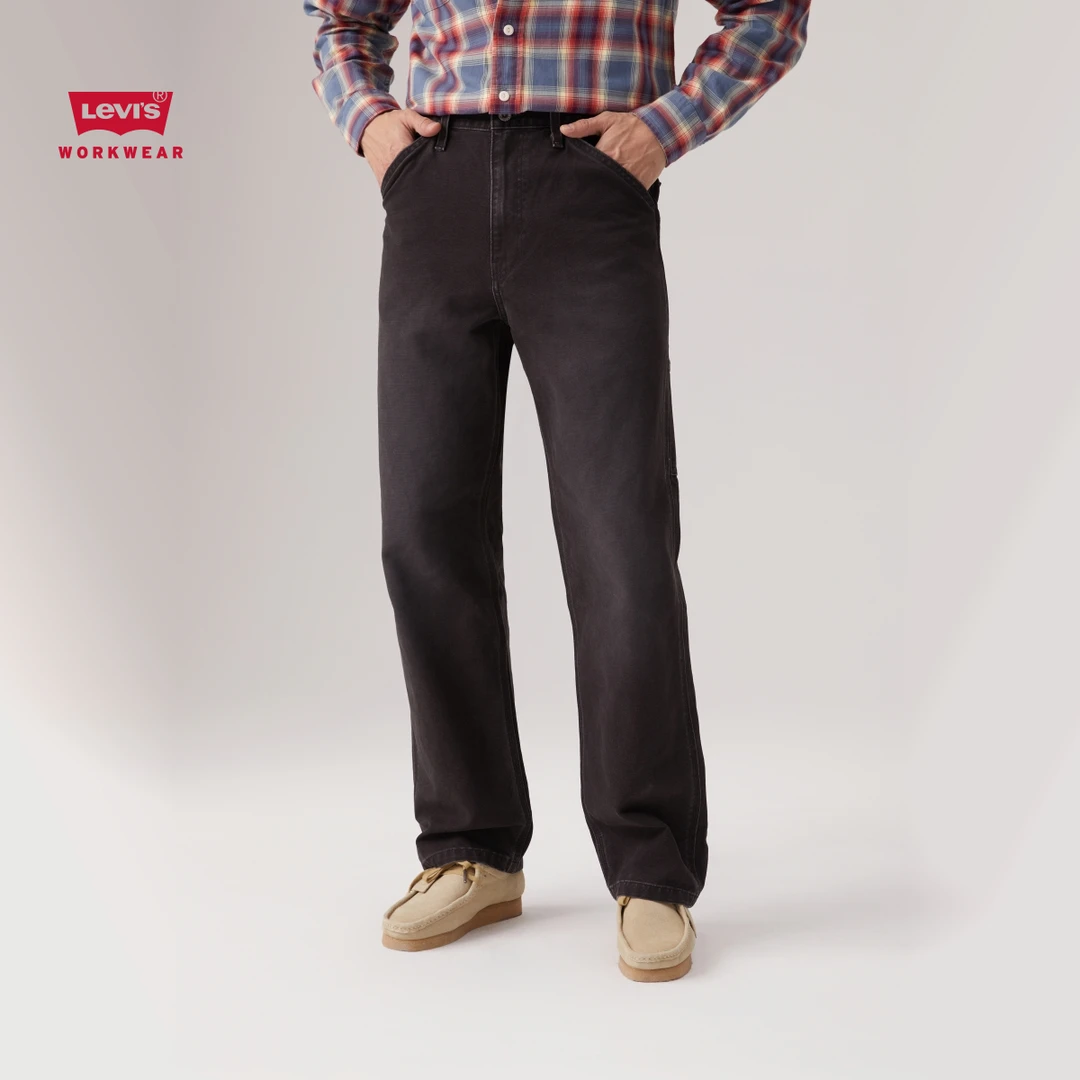Levi's李维斯工装25秋冬巴恩风男士568休闲宽松直筒牛仔长裤55849
