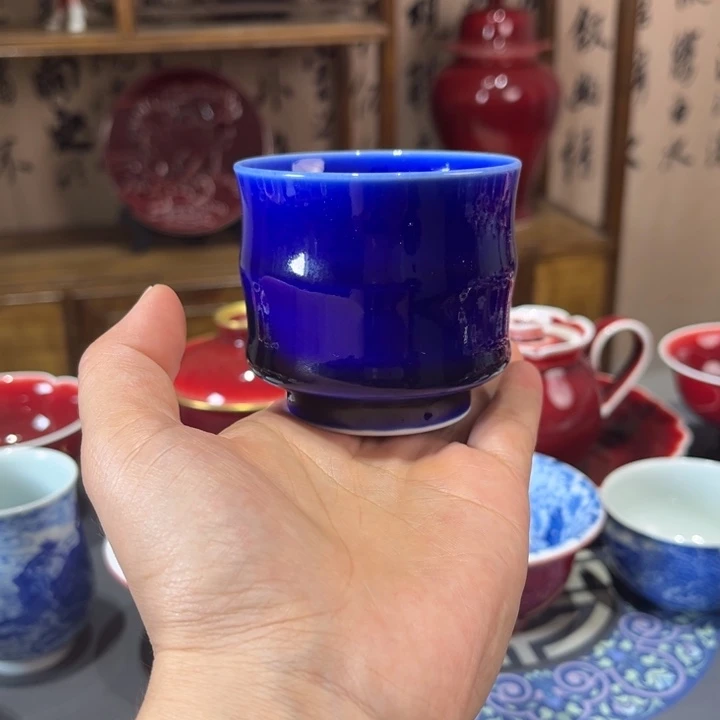 景德镇陶瓷宝石蓝