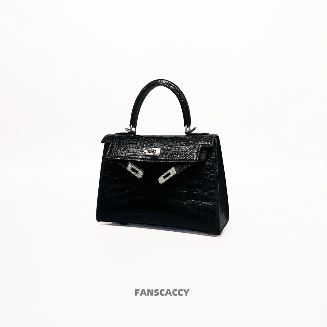 【梵卡奇甄选】-kl满钻中光尼罗系列-小众轻奢女包-FANSCACCY