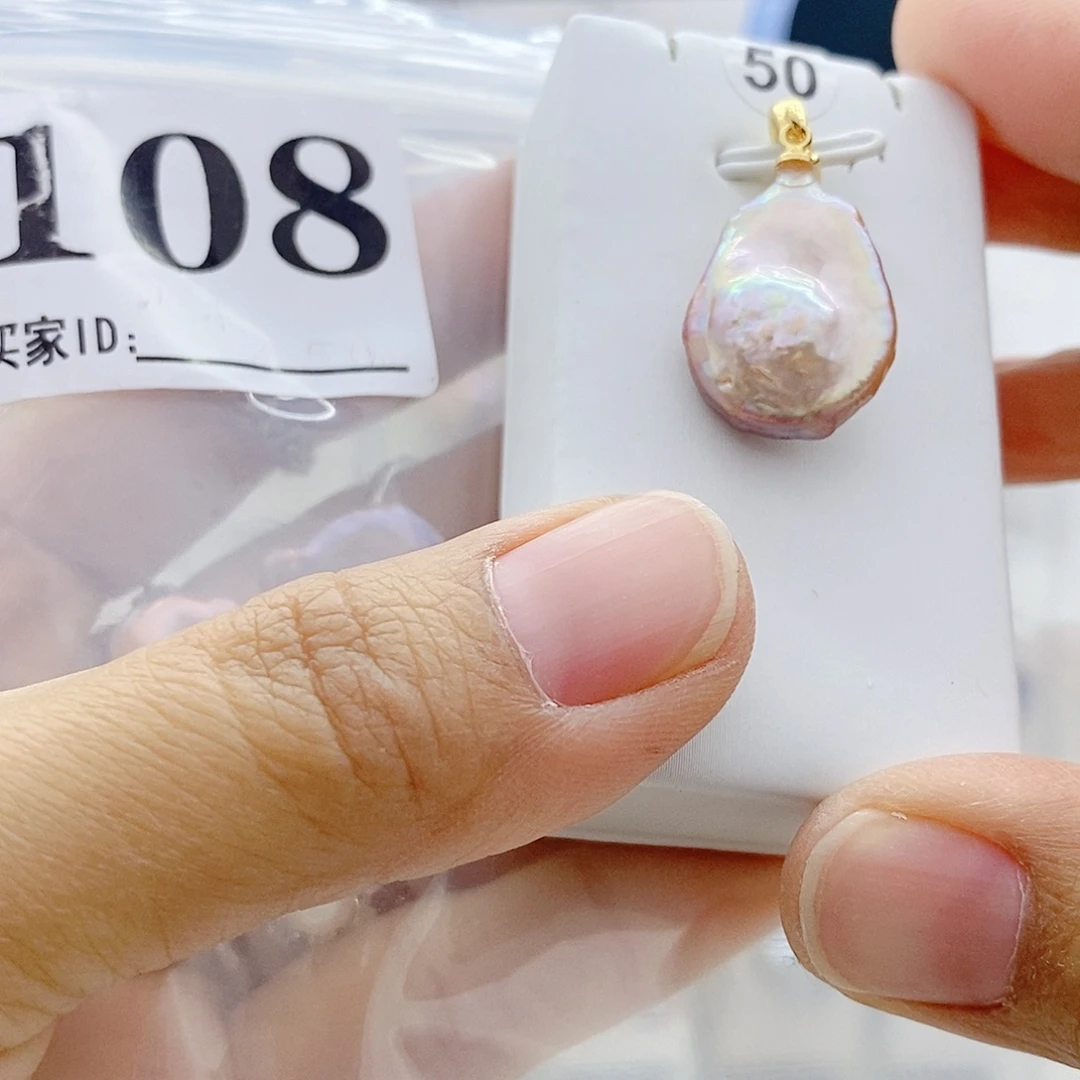 颈饰钛钢淡水珍珠