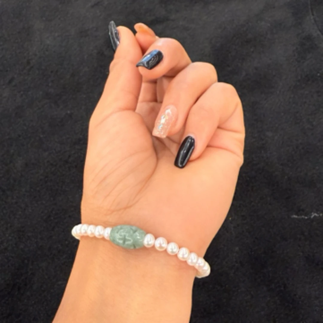 非金属树脂手链 珍珠手链