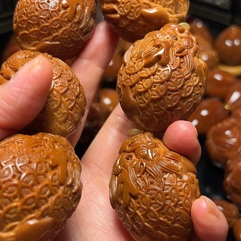 9***后手串/手链橄榄核龙龟3.6，9个