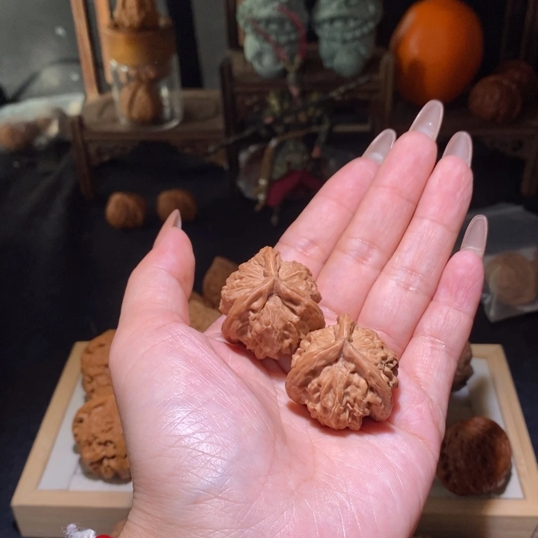 文玩核桃吊坠盘山公子帽33
