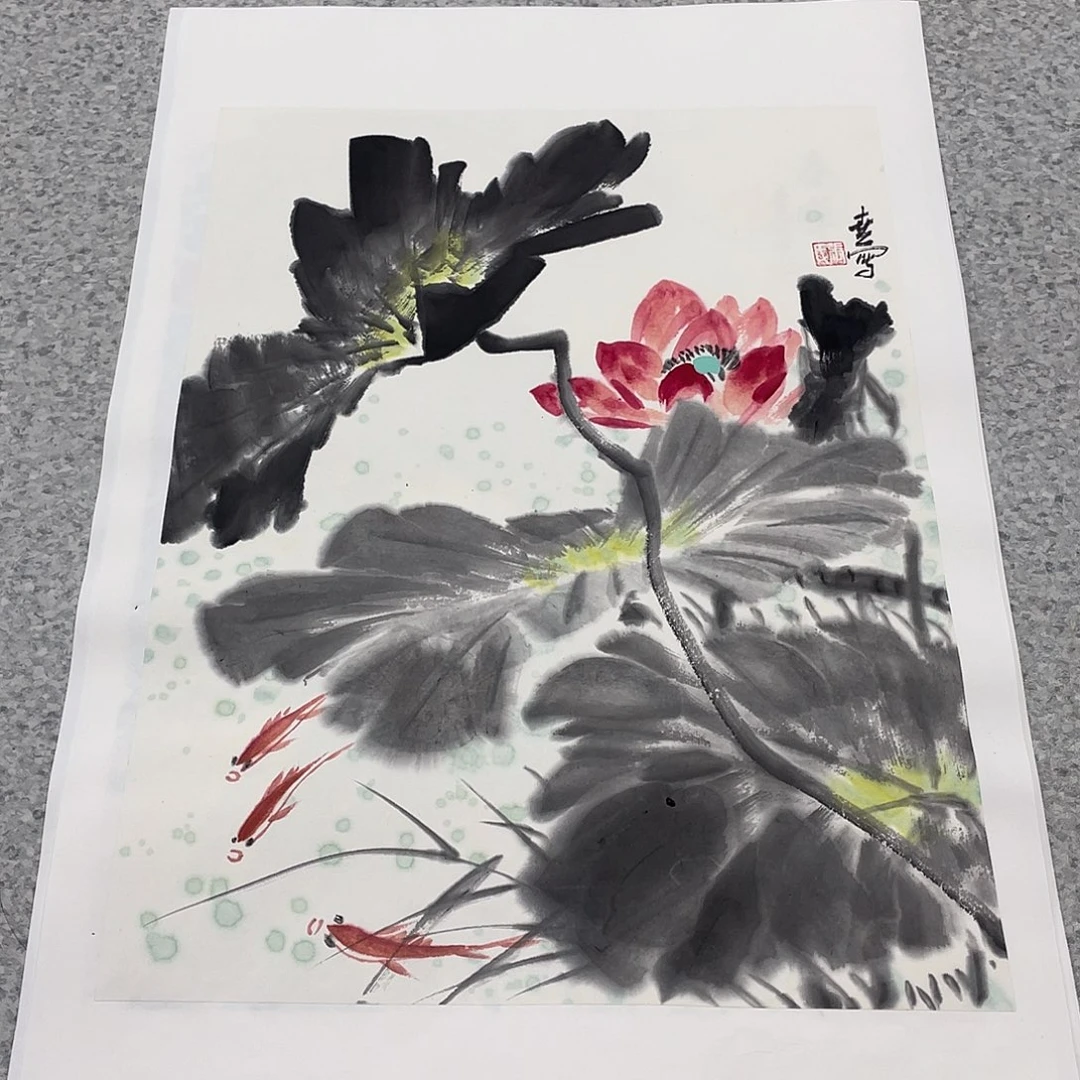 国画1.4平尺国画作品