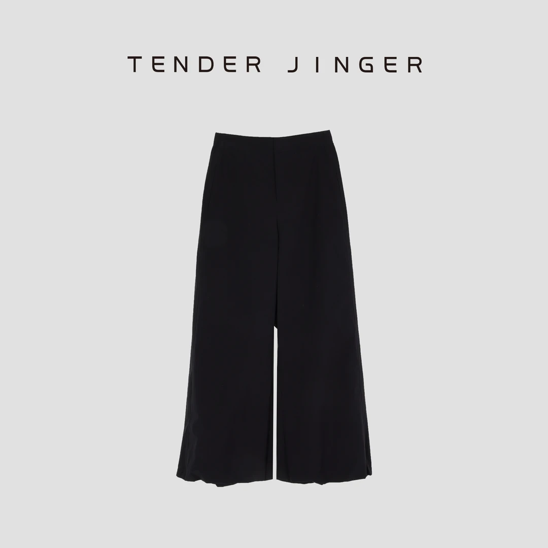 Tender Jinger【黑标】透气轻薄舒适宽松阔腿裤T52YUA30663