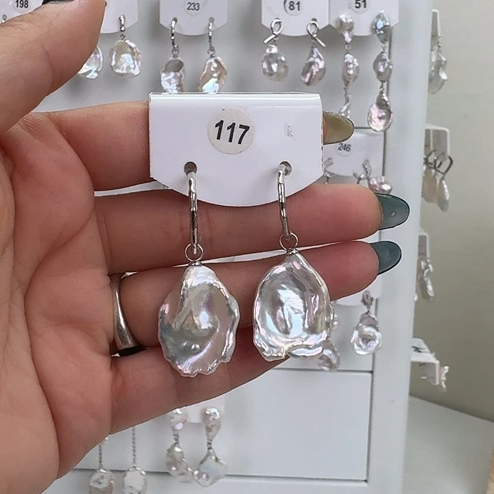 淡水巴洛克珠子925