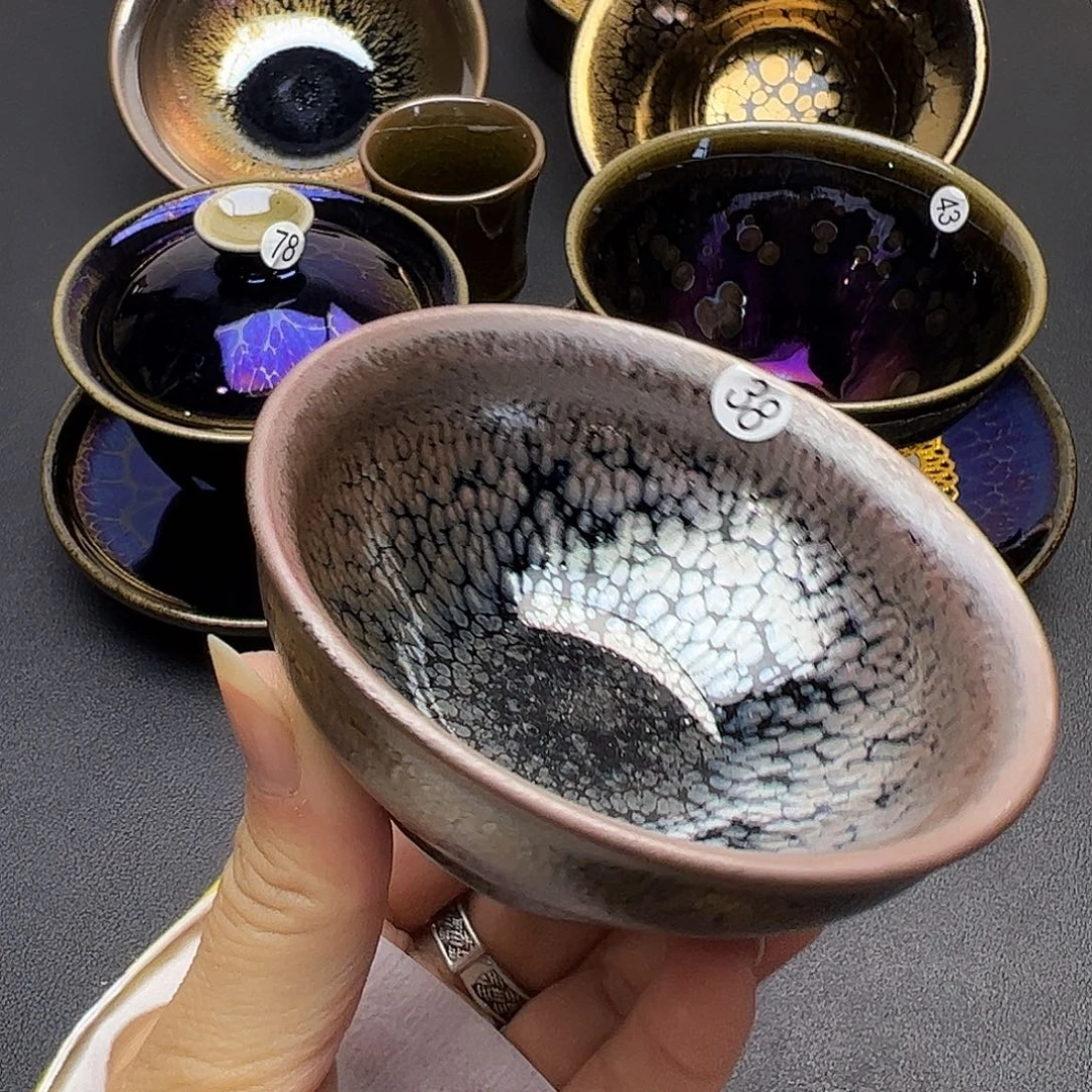 茶盏建窑建盏主人杯微瑕