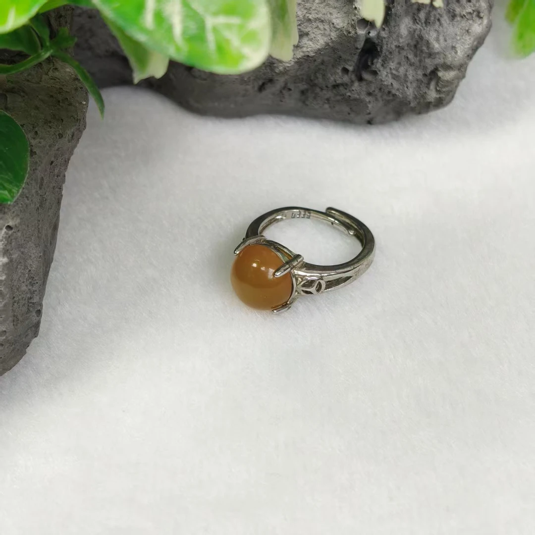 X典藏品 田黄玛瑙戒指